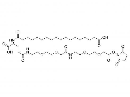 HO-Ste-Glu(AEEA-AEEA-OSu)-OH